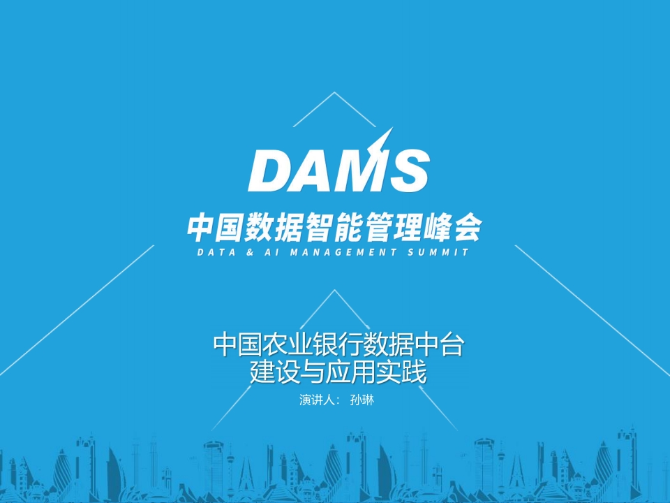中国农业银行数据中台建设与应用实践[28页PPT]